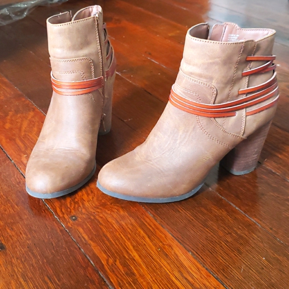 Madden Girl Brown Booties
